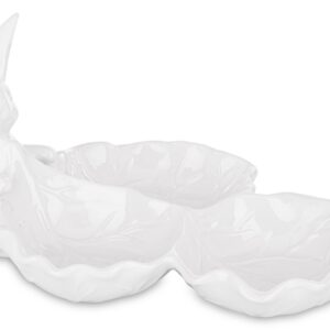 Biela miska so zajačikom