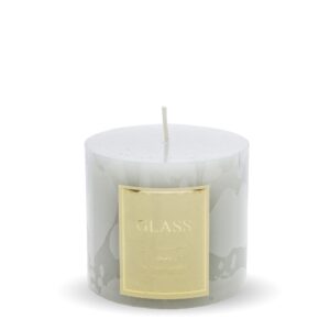Vonná biela sviečka Glass – Mini