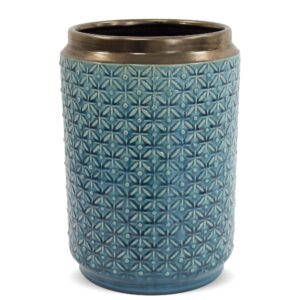 Luxusná váza v orientálnom štýle - Modrá/Zlatá