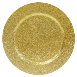 Ozdobný zlatý tanier