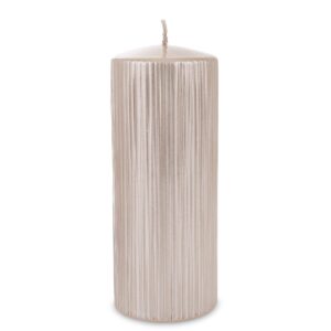 šampanská sviečka Ružová záhrada valec veľká priemer 7 cm