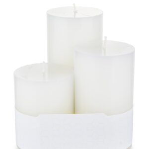 Sada 3 vonných sviečok - Kokos