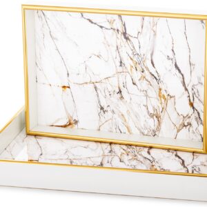 Sada 2 dekoratívnych podnosov.