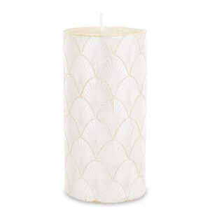 Biela dekoratívna sviečka - Veľká