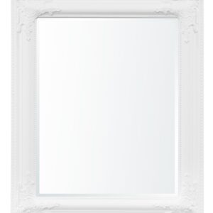 Nástenné zrkadlo s ozdobným rámom