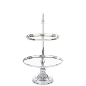 Strieborný etažér - dvojitý