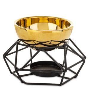 Zlato čierna dizajnová aromalampa