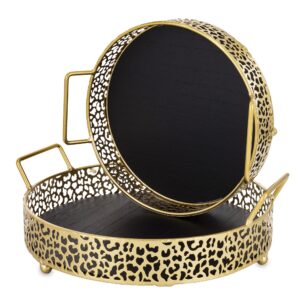 Sada 2 dekoratívnych podnosov.