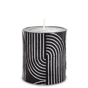 Dekoratívna čierna sviečka - Malá