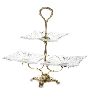 Dekoratívny výrobok Sklo + Mosadz