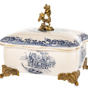 Ozdobný nádoba s vekom