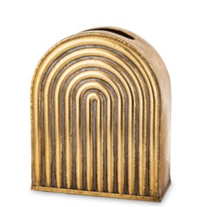 Dizajnová zlatá váza