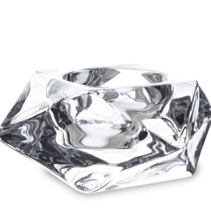 Svietnik z plného skla